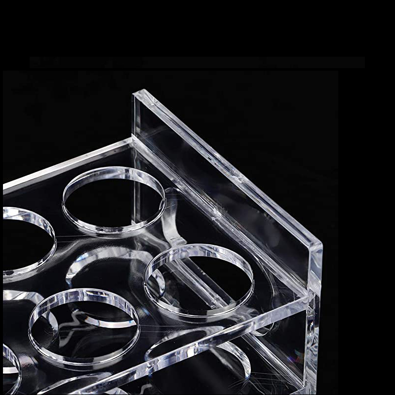 Acrylic shots stand factory, clear acrylic shots holder