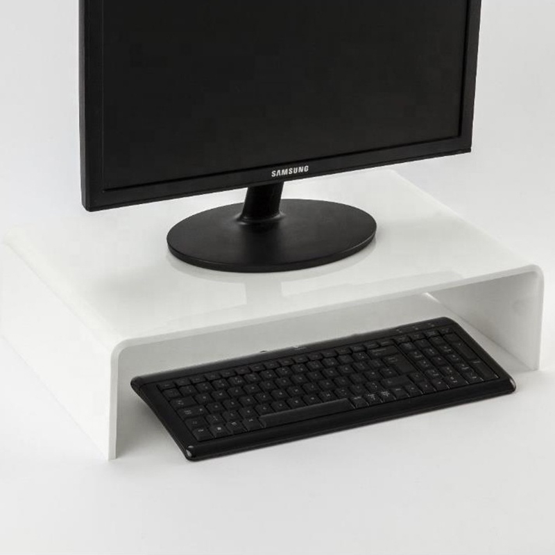 Acrylic monitor riser supplier, custom acrylic monitor stand