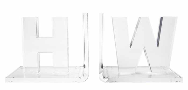 wholesale acrylic bookends