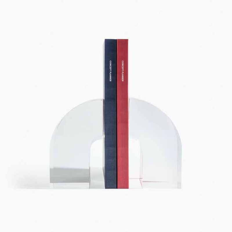 wholesale lucite block bookends