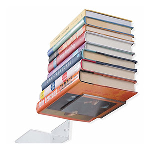 floating acrylic book shelf factory, lucite book shelf company