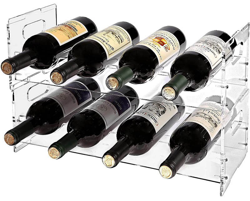 wholesale acrylic wine rack