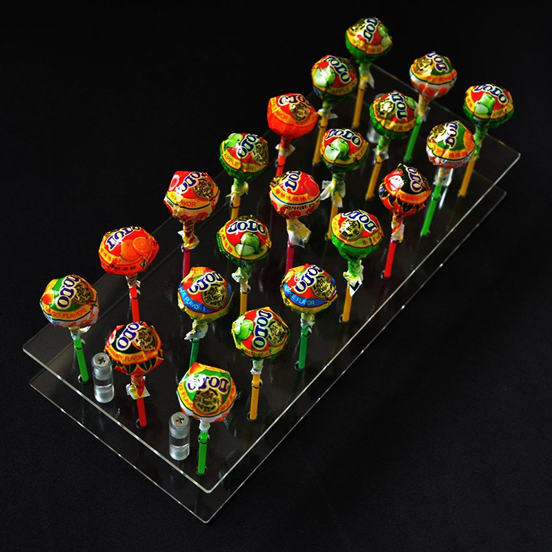 Acrylic lollipop holder factory, custom lucite cake pop stand