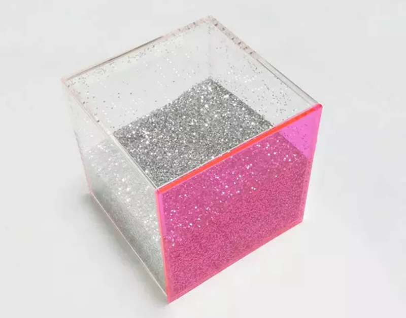 neon pink acrylic box factory