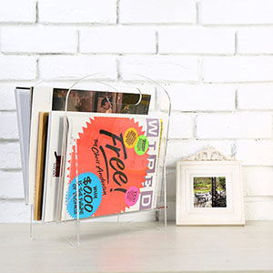 wholesale acrylic magazine rack, supply modern acrylic magazine holder