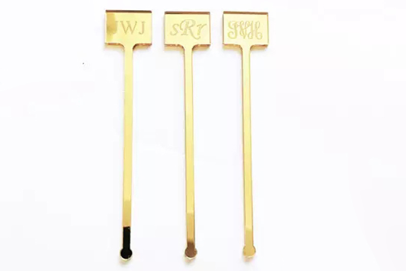 gold acrylic stirrer supplier