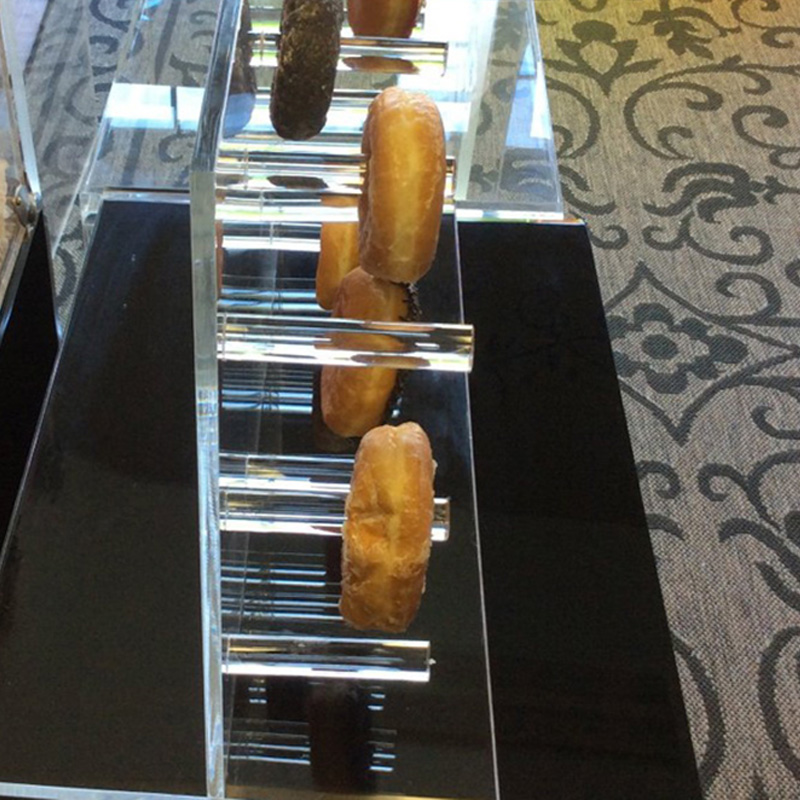 Wholesale acrylic donuts holder, acrylic donuts rack factory