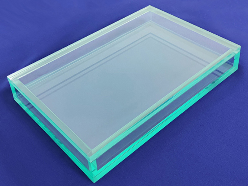 glass green acrylic box