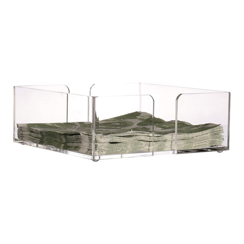 Acrylic napkin box wholesaler, plexiglass napkin holder supplier
