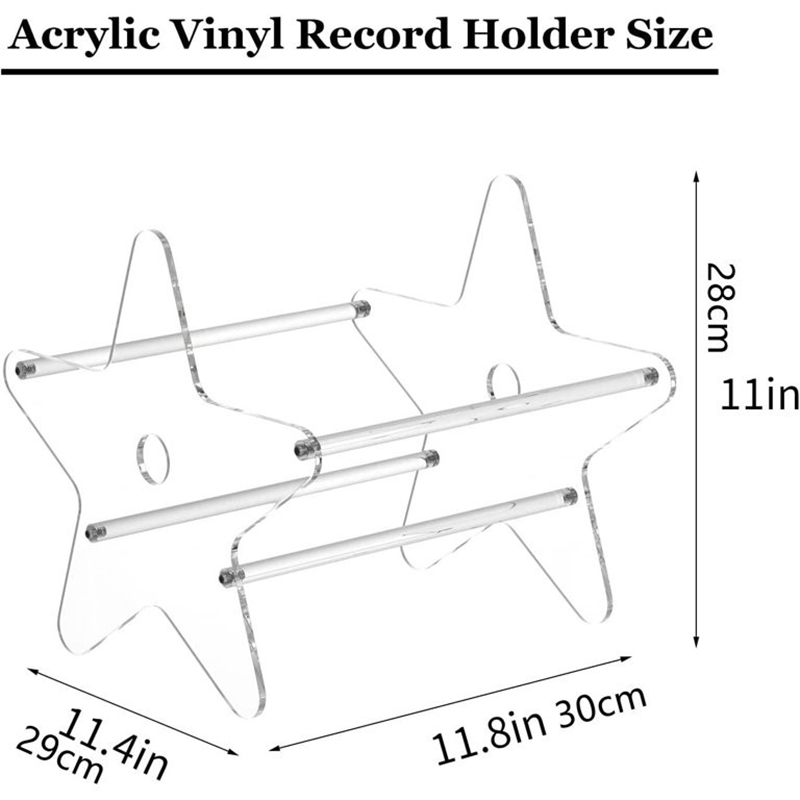 Detachable acrylic vinyl record holder factory, perspex LP rack wholesaler