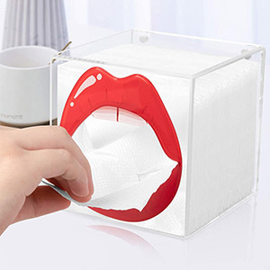 unique acrylic napkin box, wholesale perspex napkin holder