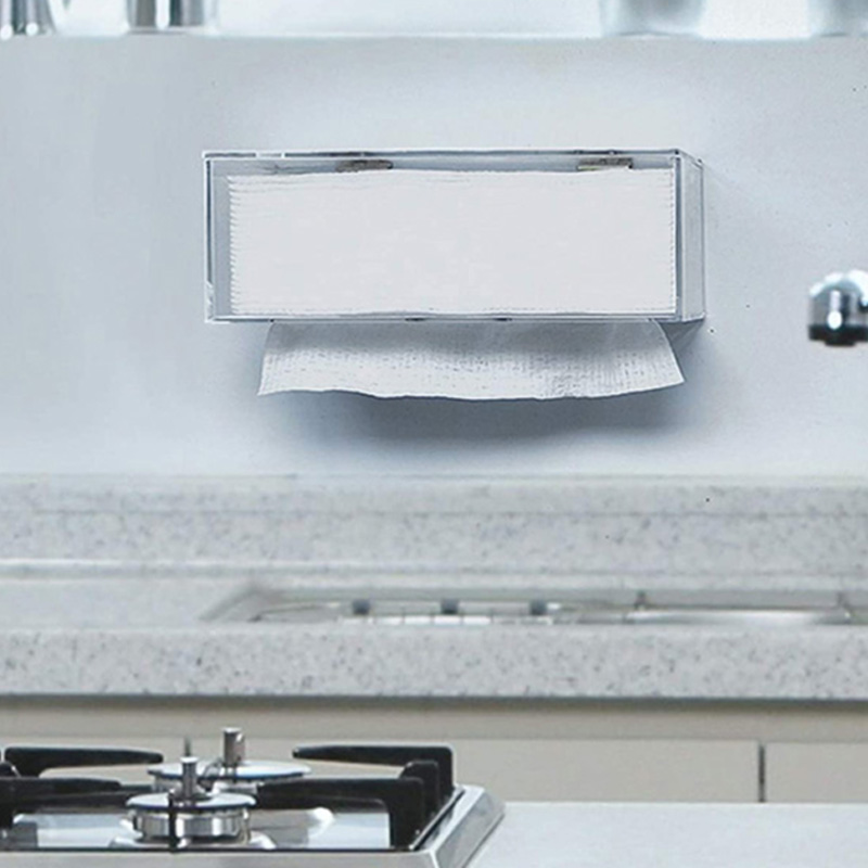 Supply wall acrylic napkin holder, custom kitchen acrylic tissue holder