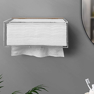 supply wall acrylic napkin holder, custom kitchen acrylic tissue holder