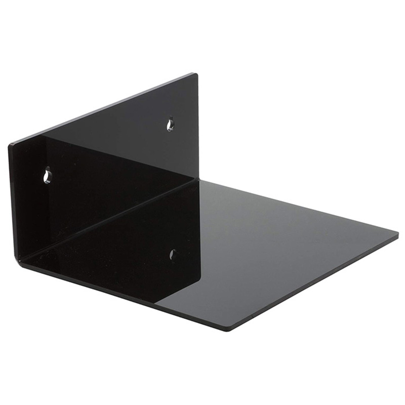 Black acrylic wall shelf supplier, perspex wall shelf manufacturer