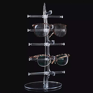 detachable acrylic sunglasses display, custom lucite sunglasses holder