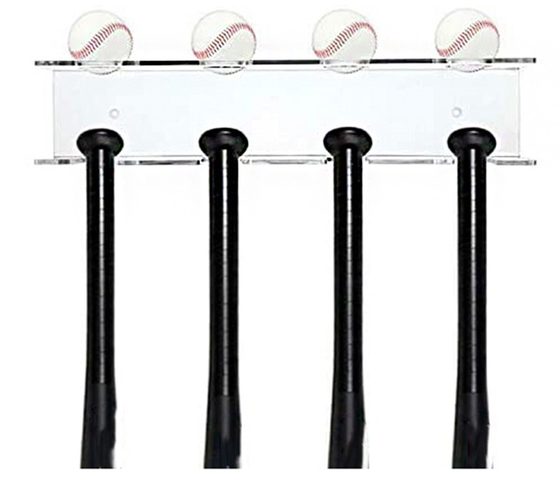 acrylic bat and ball rack