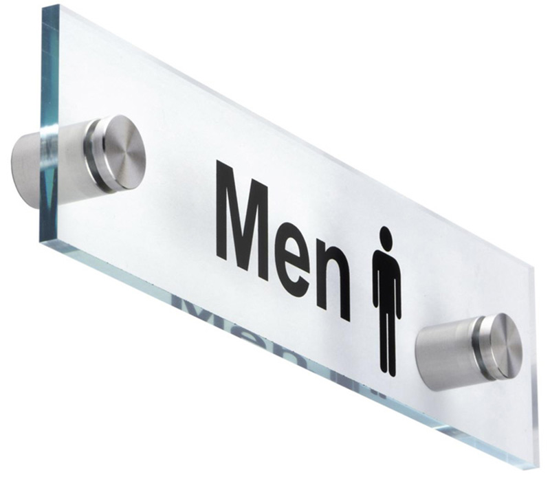 acrylic toilet sign supplier