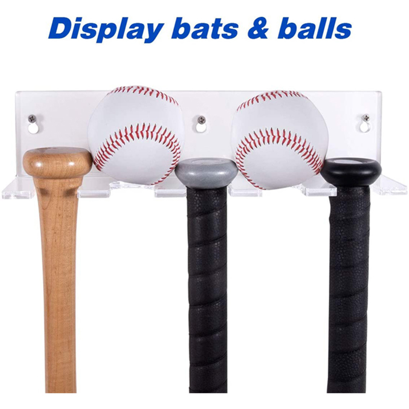 Wall acrylic bat display company, wholesale acrylic bat holder