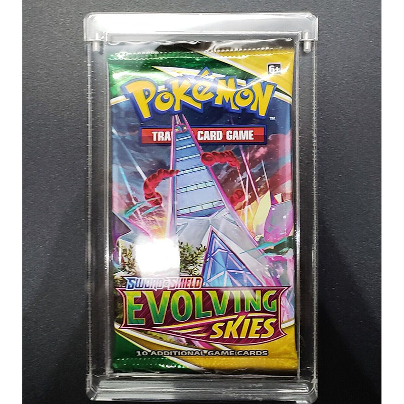 Acrylic magnet booster box supplier, custom acrylic pokemon case