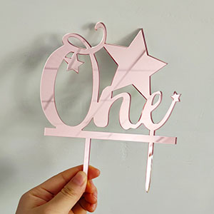 rose gold acrylic cake topper, acrylic cake topper manufacturer