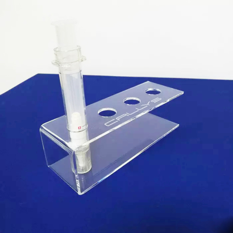 Wholesale acrylic syringe rack, custom lucite syringe holder