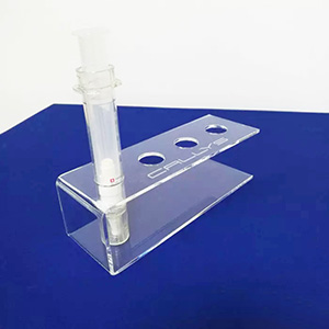 wholesale acrylic syringe rack, custom lucite syringe holder