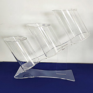 wholesale 3 tier acrylic candy bin, supply lucite candy display bin