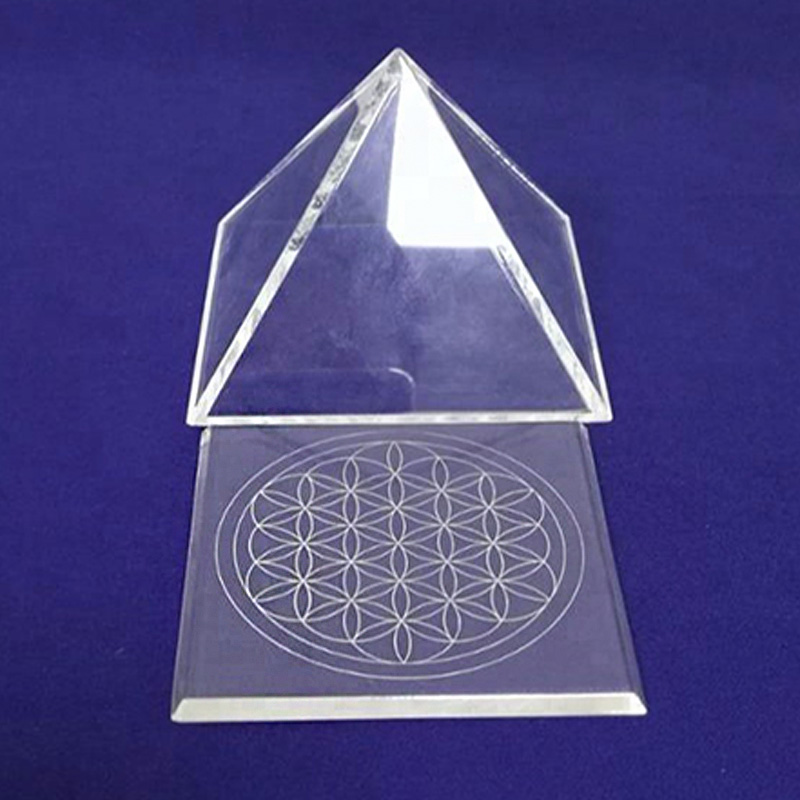 Acrylic pyramid display supplier, lucite jewelry display company