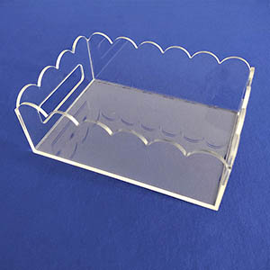 premium acrylic tray supplier, wholesale acrylic handle tray