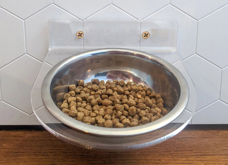 wholesale acrylic cat feeder