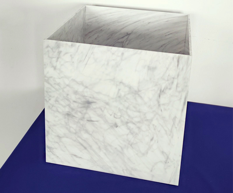 marble acrylic display riser