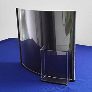 wholesale acrylic curved sign, plexiglass sign holder supplier