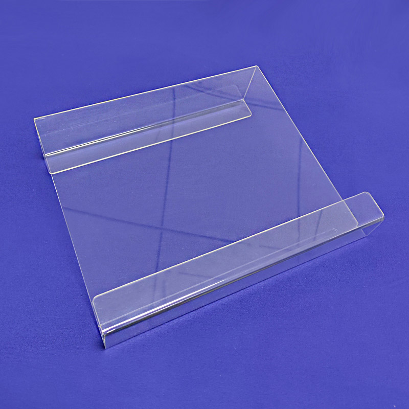 Slatwall supplier acrylic book holder, clear lucite book stand factory