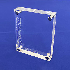 thick acrylic booster holder, wholesale acrylic card display