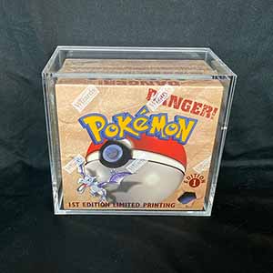 bulk acrylic pokemon box, acrylic booster box exporter