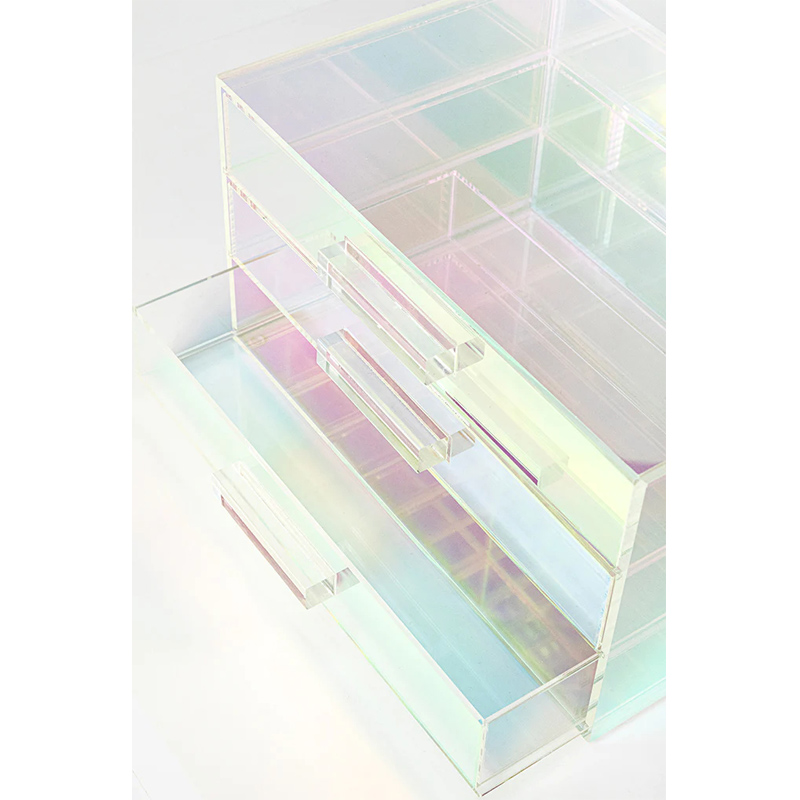 Supply iridescent acrylic drawer, perspex drawer box supplier