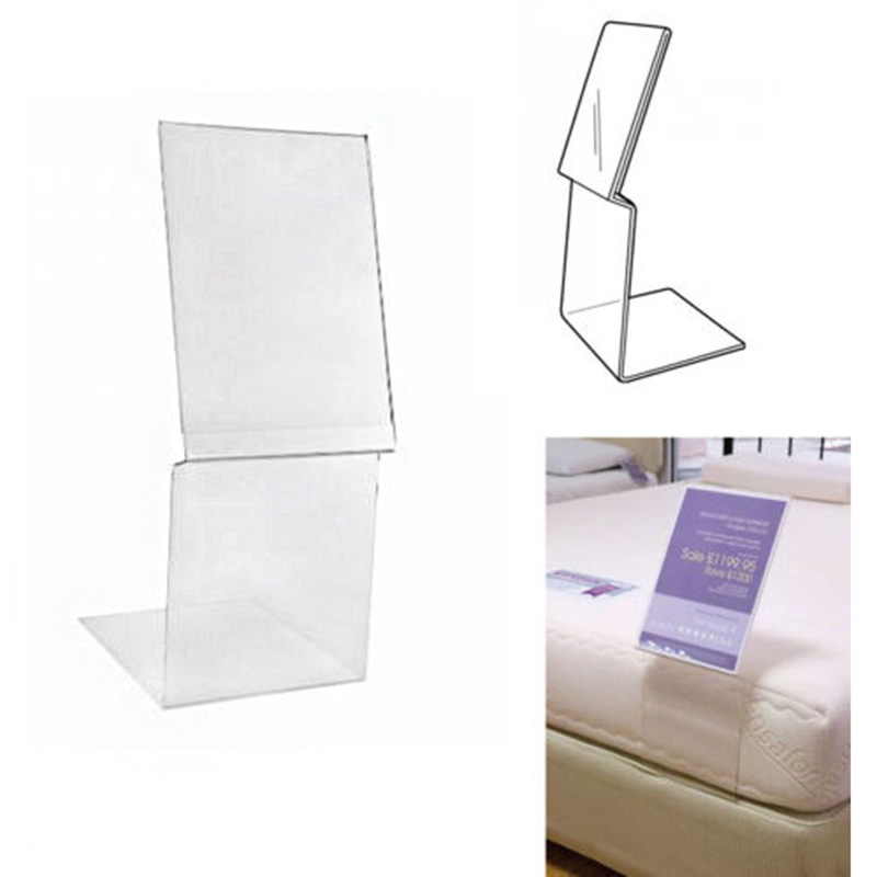 Custom acrylic mattress holder, wholesale lucite mattress stand