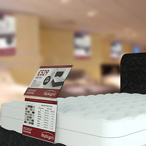 custom acrylic mattress holder, wholesale lucite mattress stand