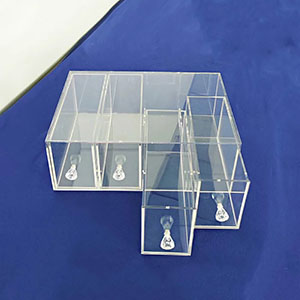 supply new acrylic drawer box, clear acrylic drawer case