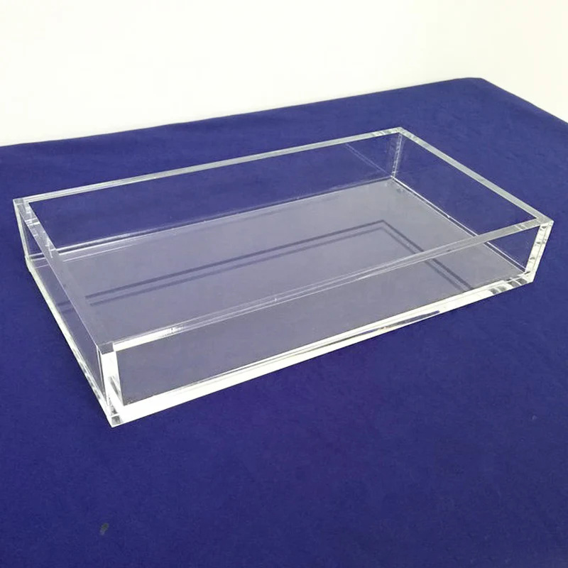 Acrylic vanity tray manufacturer, wholesale lucite vanity tray