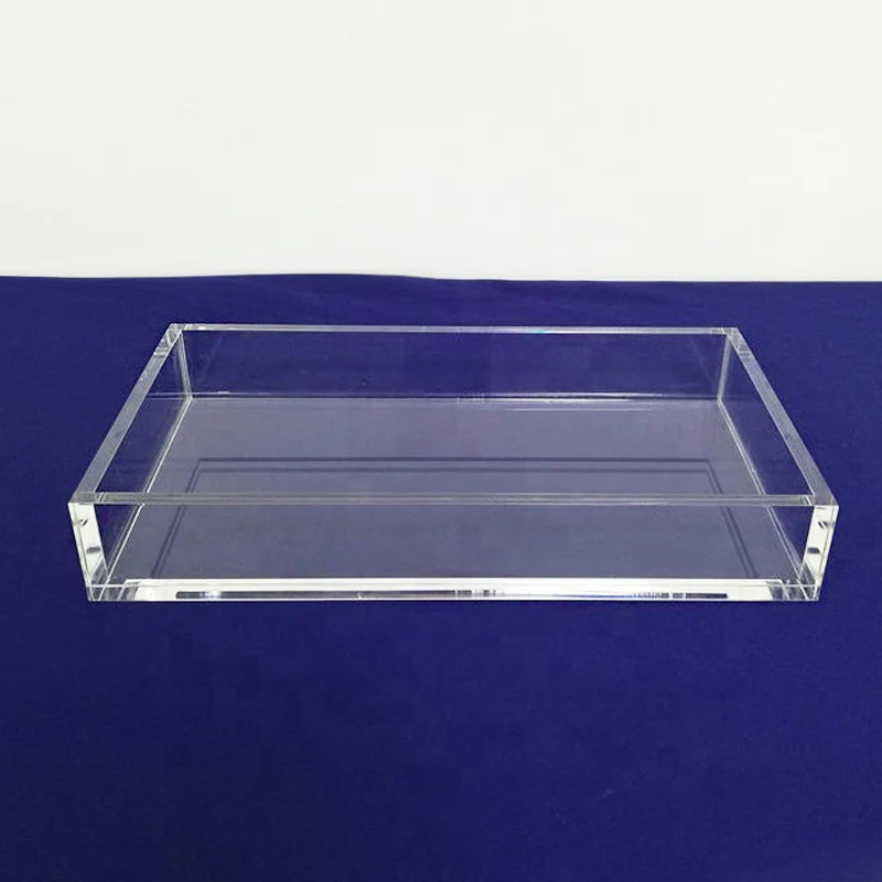 Acrylic vanity tray manufacturer, wholesale lucite vanity tray