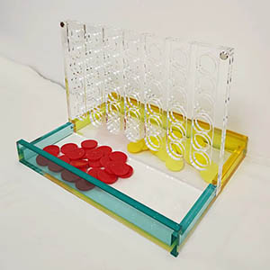 wholesale acrylic row game set, lucite row game set supplier