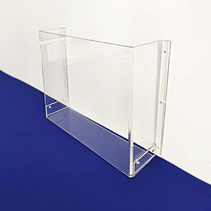 clear acrylic wall box, exporter acrylic wall cube