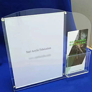 acrylic sign frame with pocket, wholesaler lcuite sign holder