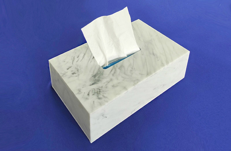 marble acrylic napkin box