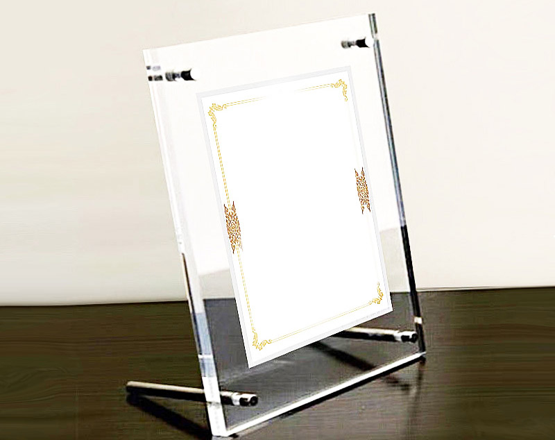 plexiglass photo frame