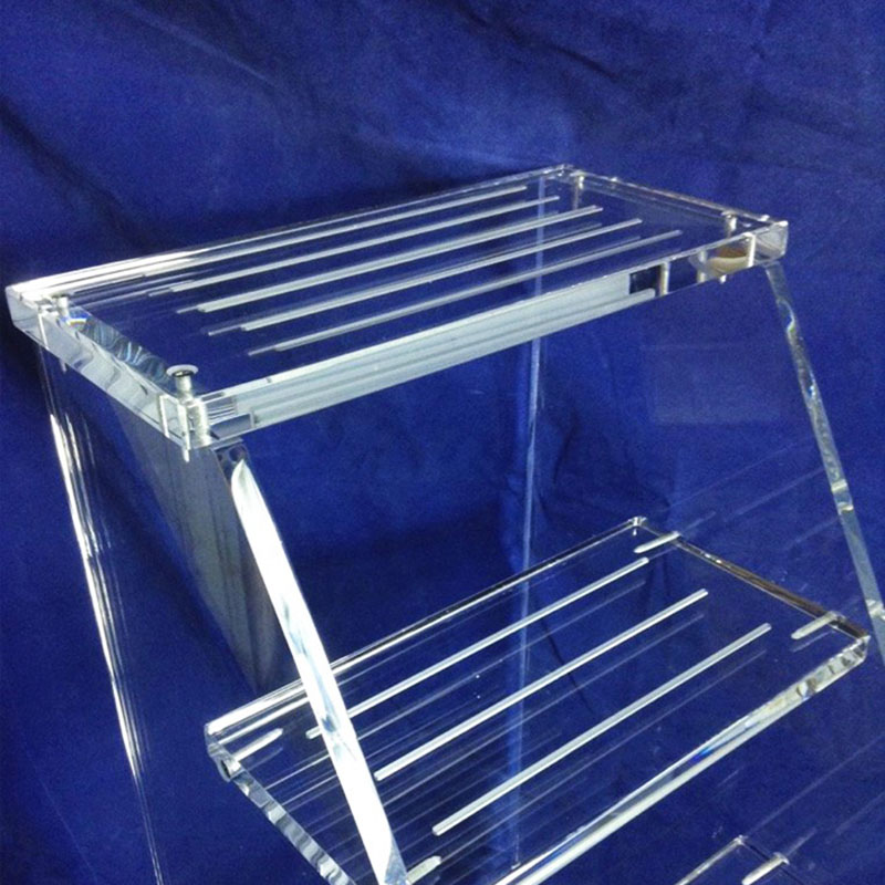 Acrylic step stool wholesaler, custom perspex stool