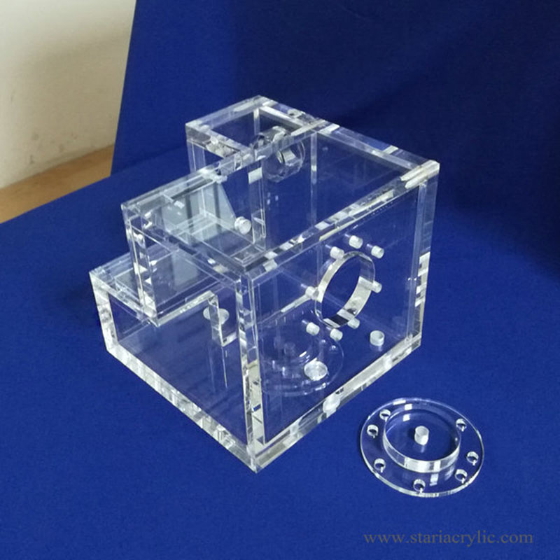 Acrylic silencer box supplier, custom lucite silencer box