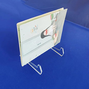 acrylic book rack wholesaler, custom perspex book stand