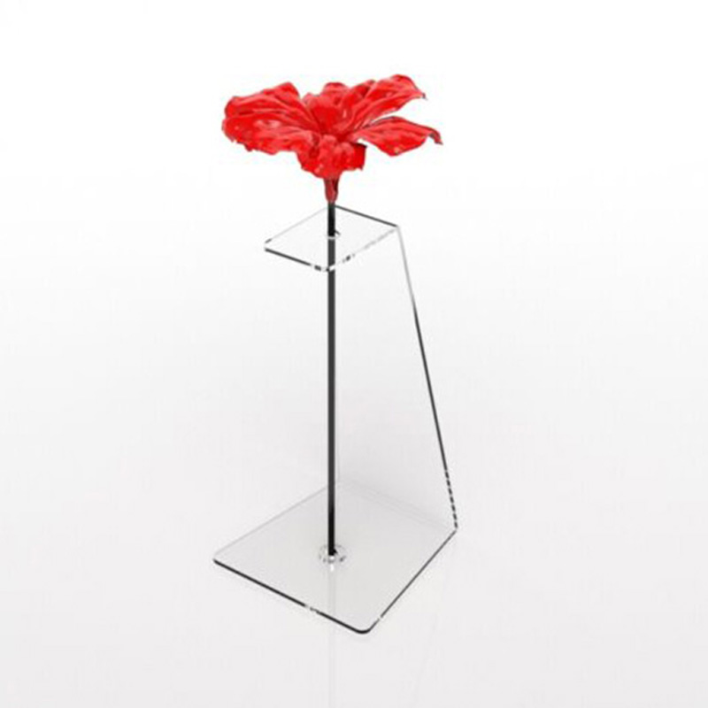 Custom acrylic flower stand, lucite flower holder supplier